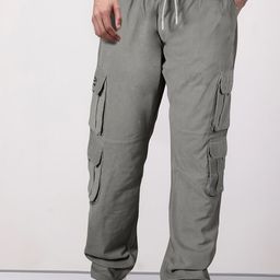 Jb Just BLACK Men Mid-Rise Relaxed Fit Cargo Styles Trousers-image-37