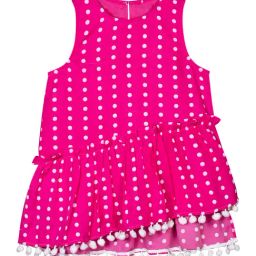Budding Bees Kids Dark Pink Printed Top-image-24