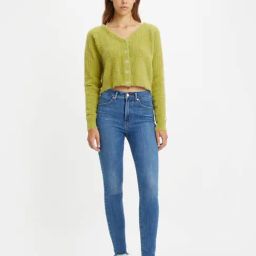 Levi's Blue Skinny Fit Mid Rise Jeans-picture-13