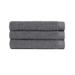 DDECOR Live Beautiful Grey Cotton 550 GSM Hand Towel - Set of 1-image-89