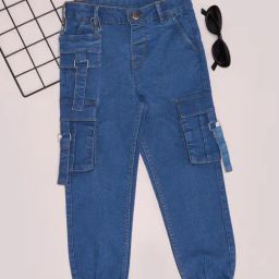 Pantaloons Junior Girls Medium Blue Jeans-picture-38