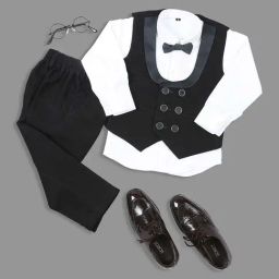 Kids Island Boys Green Solid Full Sleeves Suit Set-image-59