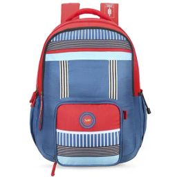 Skybags Woke Pro 04 Red & Navy Polyester Printed Backpack - 35 Ltrs-image-29