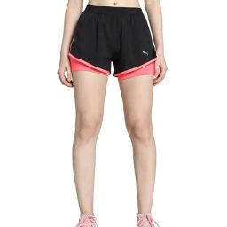 Puma Black Polyster Regular Fit Others Running Shorts-picture-25