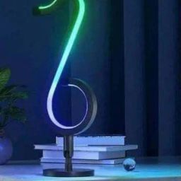 Smokey Cocktail Multicolor Glass Led Smart Musical Note Light-image-2