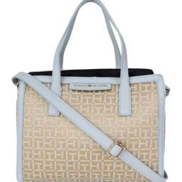 TOMMY HILFIGER Fawn & Optic White Logo Tote-picture-36
