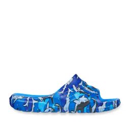 Skechers Boys HOGAN - DANGEROUS WATERS Blue Light Blue Casual Slides-image-19