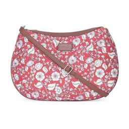 ZOUK Chittoor Red Kalamkari Structured Red Printed Shoulder Bag-11