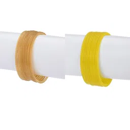 1ST TIME Set Of 24 Yellow Alloy Bangles-picture-38
