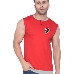 Blisstone Men Solid Henley Neck Slim Fit T-shirt-picture-30