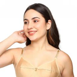 BLOSSOM Beige Full Coverage Shaper Bra-13