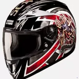 Studds N2 Black Large (580 mm) Full Face Helmet, Scorpion D1 Decor-image-47