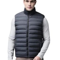 Woods Navy Regular Fit Jacket-9