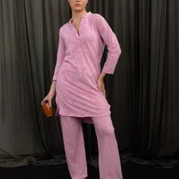 ELEVENS HEAVEN Women Pure Cotton Printed Night suit-image-17