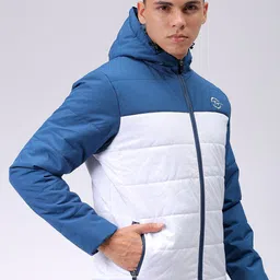 The Indian Garage Co Men Padded Jacket with Patchwork-38