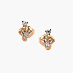 VALANOVA 14K Rose Gold 0.18 Ct Lab Grown Diamond Earrings-image-92