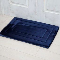 Ariana Navy Soft Tufted Memory Foam 2000 GSM Anti-Skid Bathmat-image-5