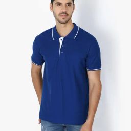 Weardo Royal Blue Regular Fit Polo T-Shirt-picture-27