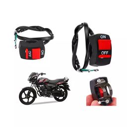 Auto Pearl Bike Fog Lamp Switch, Fog Light Switch Handle Bar Switch Bikes Fits 7/8 inch for TVS Star-21