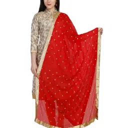 Dupatta Bazaar Red Dupatta-20