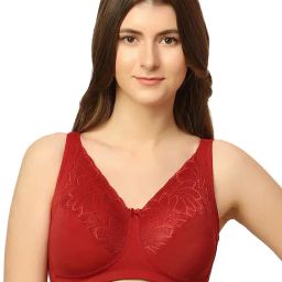 Triumph Red Self Pattern Everyday Bra-18
