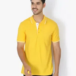 Weardo Yellow Regular Fit Polo T-Shirt-image-58