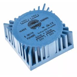 Nuvotem Talema Toroidal Transformer 115 V AC 230 V AC 2 x 22V AC 10VA 2 Output, 70045K-image-85