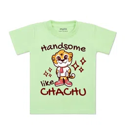 Arvesa Kids Typography Printed Short Sleeves T-shirt-picture-37