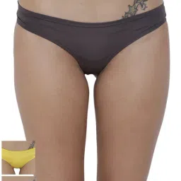 BASIICS by La Intimo Multicolor Bikini Panty( Pack Of 3 )-image-32