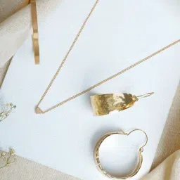 Joker & Witch Vivacious Gold Necklace Set with Bracelet-image-76