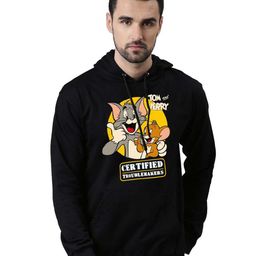 Organic Chics Men Printed Hooded Sweatshirt-image-31