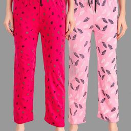TRENDY WORLD Pack of 2 Printed Pyjamas-image-100