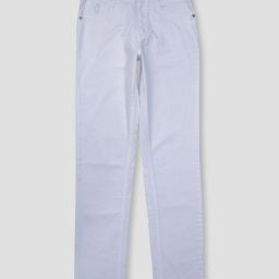 Gini And Jony Full Length Jeans Solid- White-image-29