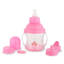 Chinmay Kids Soft Straw Sipper with Twin Handle Anti Spill Sippy Cup for Baby Juice BPA Free Pink - 200 ml-16