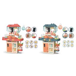 YAMAMA Modern Simulated Spray Kitchen Toys With Light & Sound For Kids And Toddler- 42 Pieces ( Color May Vary)-25