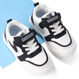 Oh! Pair Casual Shoes with Velcro Closure - Black-image-71