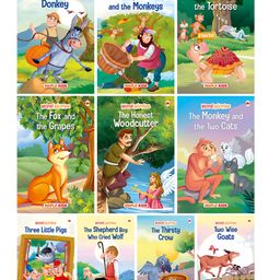 Moral Story Books for Kids - Set of 10 Books Illustrated - English-63