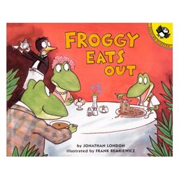 Froggy Eats Out Story Book by Jonathan London - English-image-1