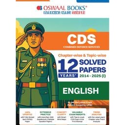Oswaal Books CDS (Combined Defence Services) Chapter-wise & Topic-wise 12 Years' Solved Papers 2014-2025 (I) | English | For 2025 Exam - English-19
