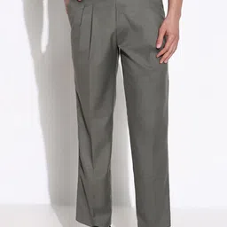 SHOWOFF Men Comfort Low-Rise Pleated Trousers-image-46