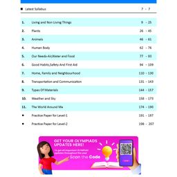 oswaal books Oswaal One for All Olympiads Previous Year Solved Papers Class 1 Science For 2025 Exam - English image 3