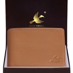 Hornbull Maddison Cognac Brown RFID Protected Genuine Leather Two Fold Wallet-37