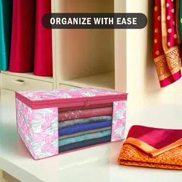 Kuber Industries Pink Set of 6 Regular Drawer Organiser Organisers image 3