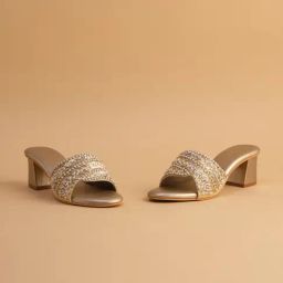 Eridani Women's Atrani Gold Ethnic Sandals-image-39