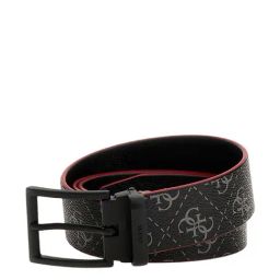 Guess Dark Black Logo Reversible Belt-image-8