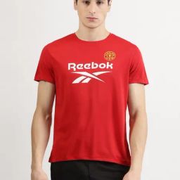 Reebok Red Regular Fit Printed Sports T-Shirt-picture-29