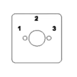 Kaycee Ac Rotary Cam Switch Three Way, No Off 60° 10 Amp 3 Pole, 5S36C image 2