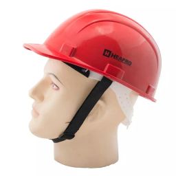 HEAPRO SD Safety Helmet HDPE Nape Type Pin Lock Red, HSD-001 (Pack of 40)-12