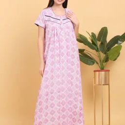 Sweet Dreams Pink Printed Gown-image-54