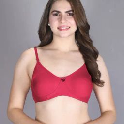 Lux Venus Fuchsia Full Coverage Non-Wired T-Shirt Bra With Adjustable Strap-28